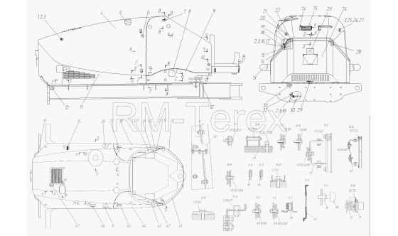 Запчасти для TG 200 (770.исп.11). Облицовка
