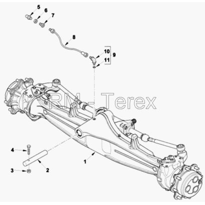 Запчасти для TLB-815. Трансмиссия. 4WD MACHINE