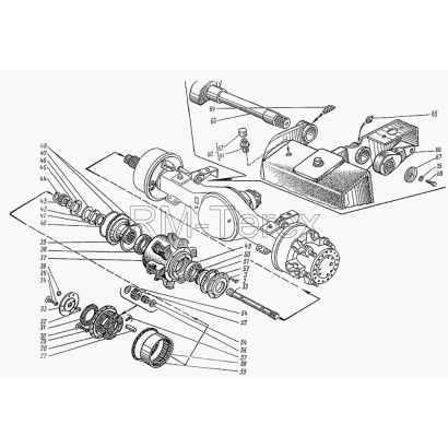 Мост приводной неуправляемый ЭО-3323.20.90.000