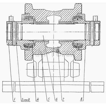 Каток опорный
